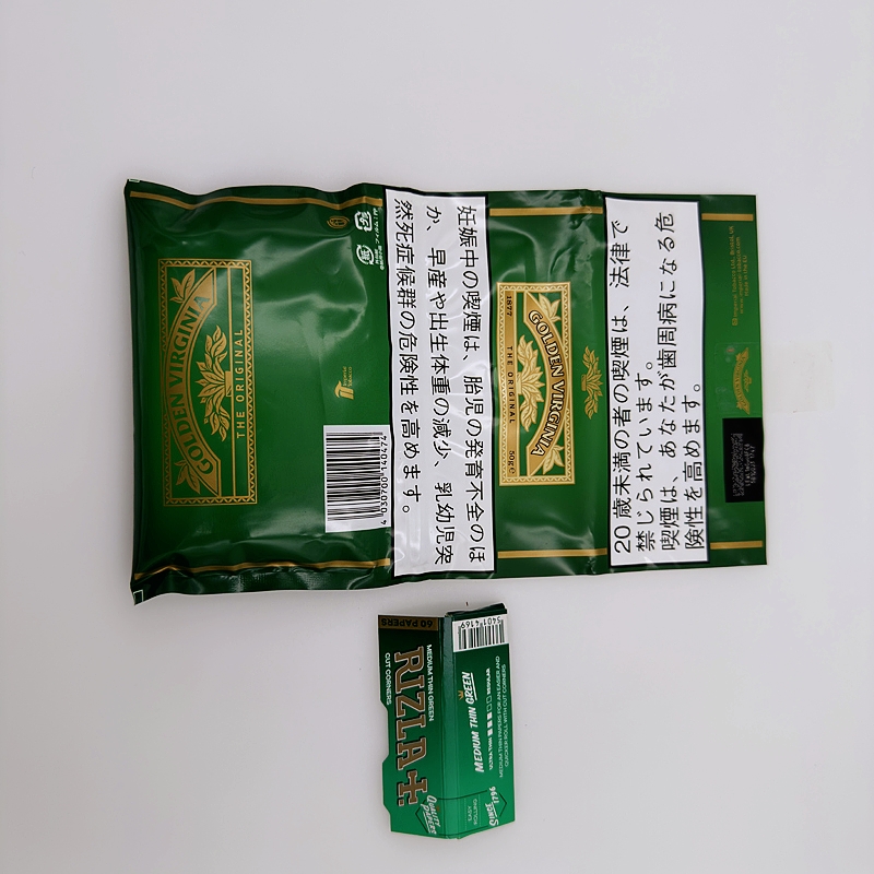 Golden Virginia 50g Original Classic Hand Rolling Tobacco - Premium Japanese Import