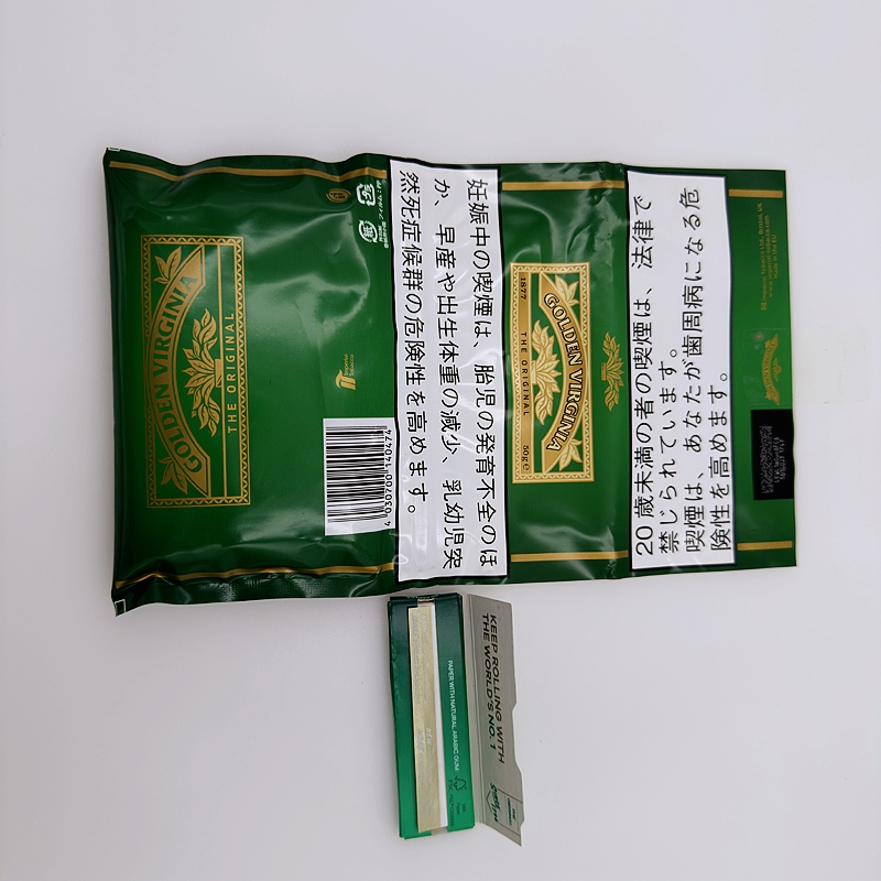 Golden Virginia 50g Original Classic Hand Rolling Tobacco - Premium Japanese Import